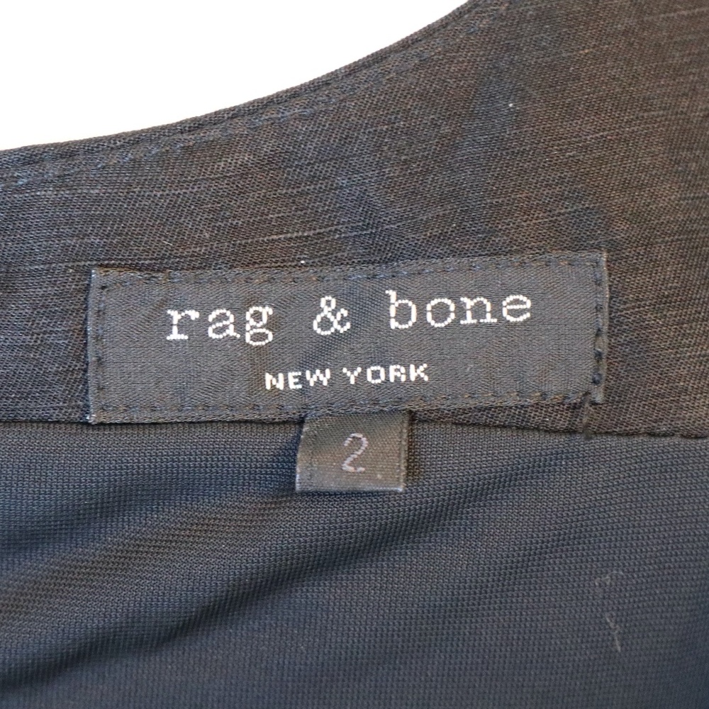 rag & bone black corseted cocktail dress - Picture 9 of 14